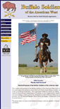 Mobile Screenshot of buffalosoldiers-amwest.org